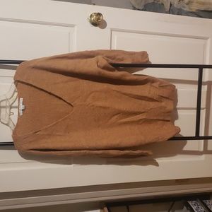 tan oversized sweater